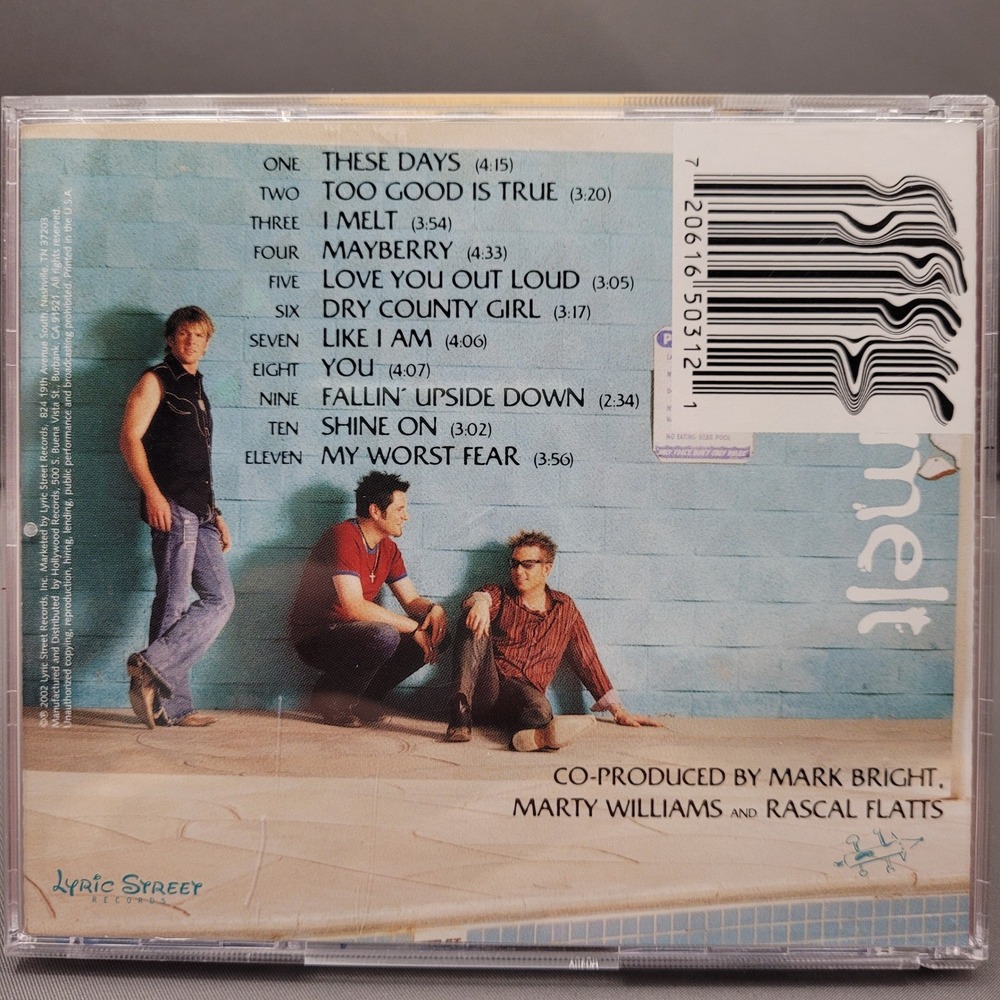 Melt by Rascal Flatts (CD, 2002) - Picture 2 of 3